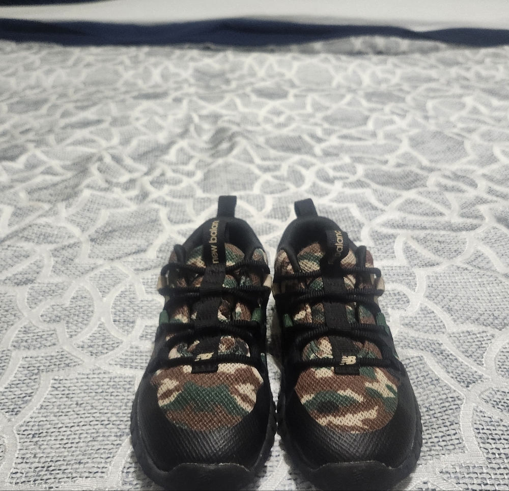 New Balance Kids' Sneakers - Black and Camouflage
